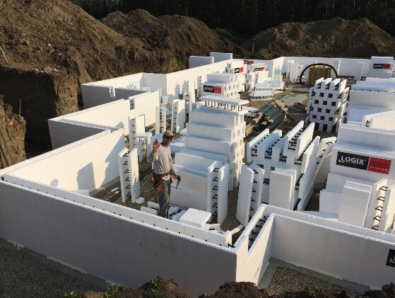 ICF commercial project built by ICF supplier and installer